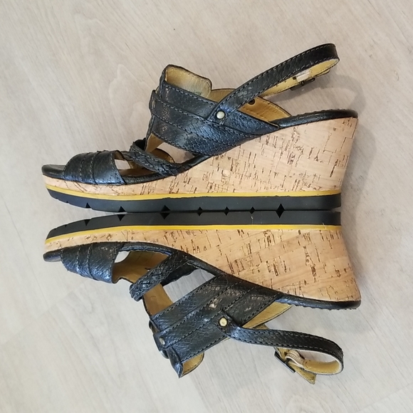 EUC Bussola Marseille T Wedge Snake Coal - Picture 7 of 12